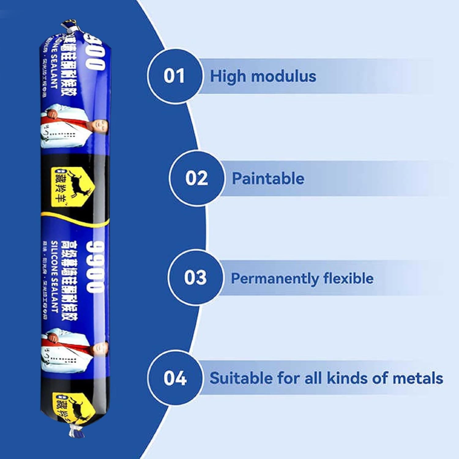 Professional Grade Structural Adhesive for Construction, Glass, Metal & Plumbing (Pack Of 1)