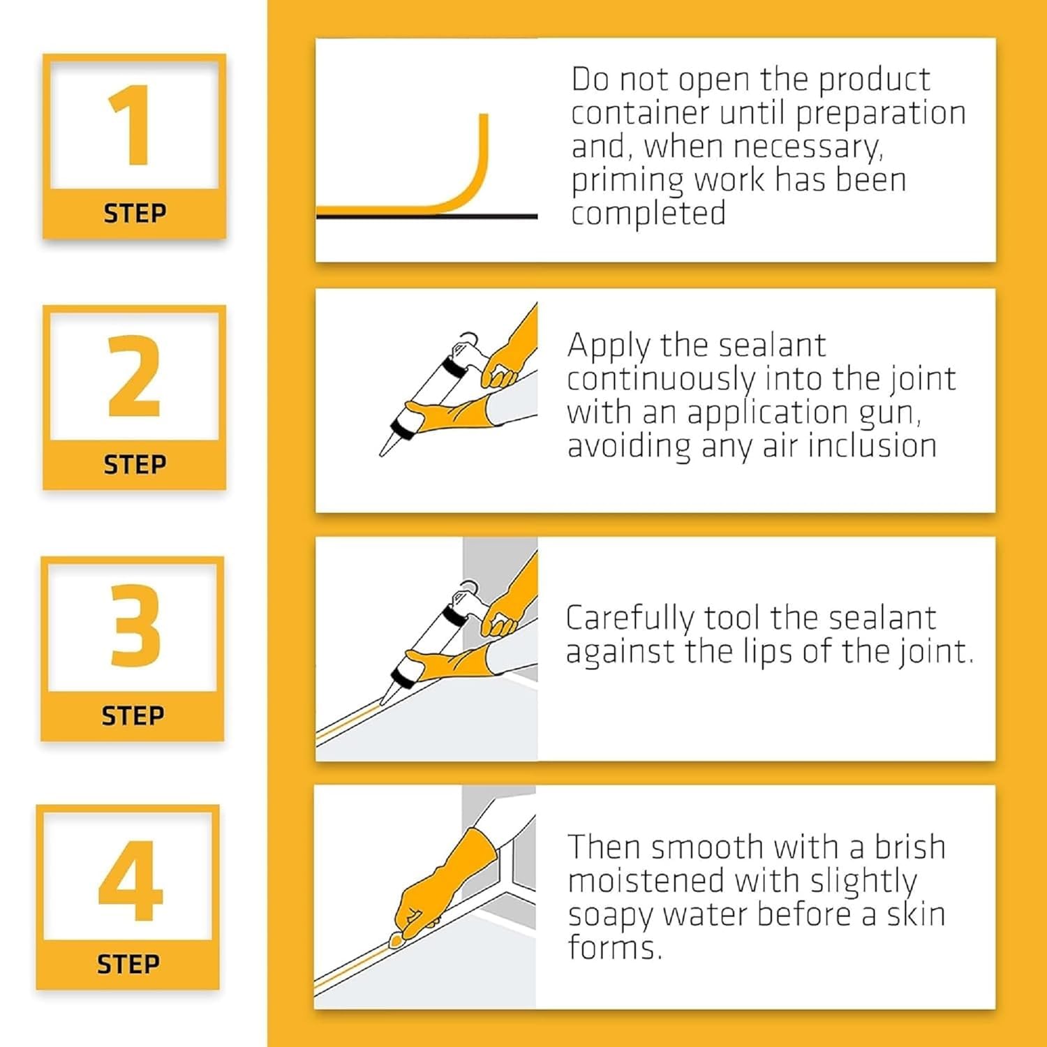 Professional Grade Structural Adhesive for Construction, Glass, Metal & Plumbing (Pack Of 1)