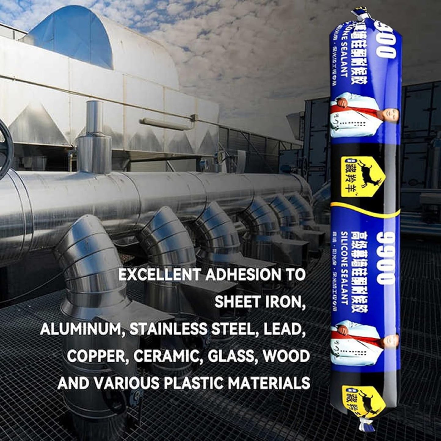 Professional Grade Structural Adhesive for Construction, Glass, Metal & Plumbing (Pack Of 1)