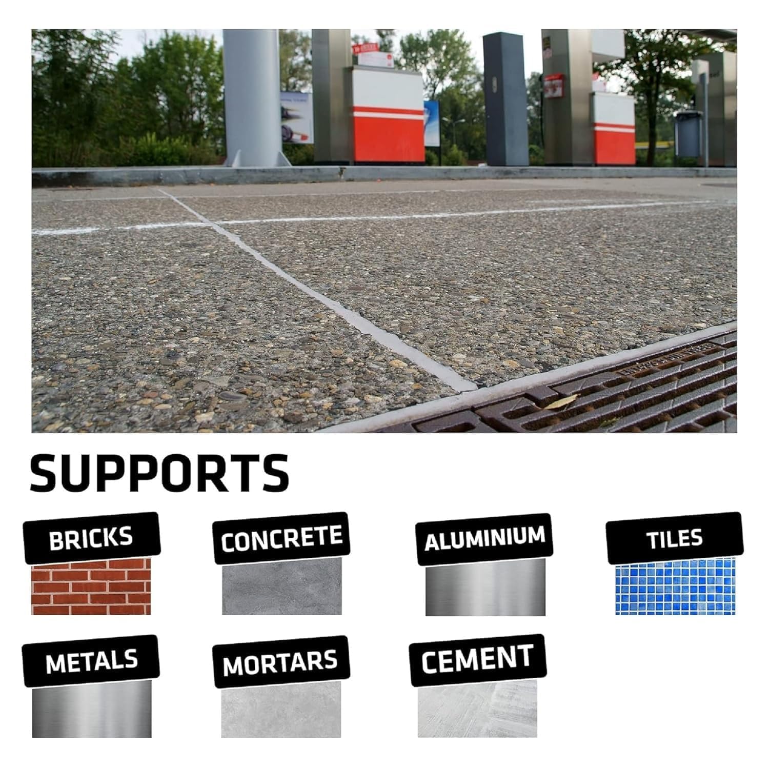 Professional Grade Structural Adhesive for Construction, Glass, Metal & Plumbing (Pack Of 1)