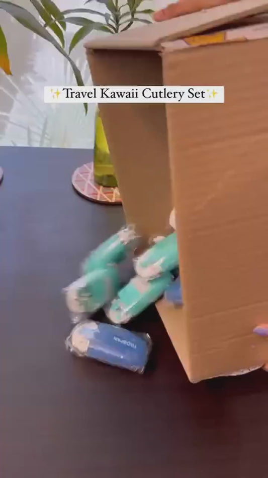 Outdoor Camping Set Portable Office Worker Chopsticks Spoon Two-Piece Set